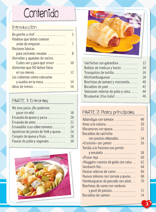 Recetas de Cocina para Niños – ACTIVIDADES PARA NIÑOS – Libsa