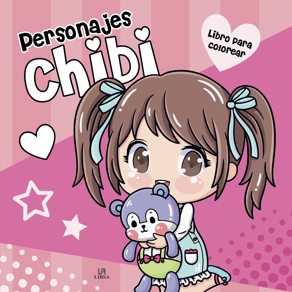 Libro Libro Para Colorear de Anime: Simpáticos Personajes de Anime